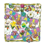 Flame Retardant Easter Holiday Trimorama Decorating Kit- 26 Count