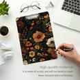 thumbnail image 3 of FORMRS Acrylic Clipboard with Low Profile Clip Standard A4 Letter Size, 12.5" x 9", Dark Floral Pattern, 3 of 8