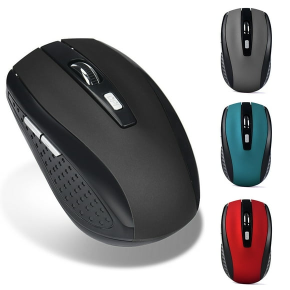 Wireless Mouse, 2.4GHz Wireless Mouse Computer Mouse 1200, 6 Buttons with Nano Receiver, Comfortable Design, Easy To Use for Laptop, PC, Chromebook, Computer, Notebook, Office
