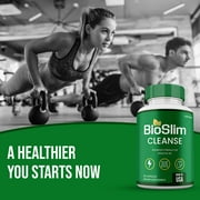 BioSlim Capsules, Advanced Formula, Bio Slim Cleanse Digestive Support Supplement Pills, 1 Month Supply (1 Pack)