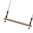 thumbnail image 6 of Set of 2 Chicken Swing Wooden Perch Stand Exercise Toy for Hens Large Birds Budgie, 6 of 8