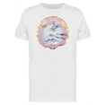thumbnail image 1 of Colorful Futuristic Space Circle T-Shirt Men -Image by Shutterstock, Male Small, 1 of 2