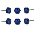thumbnail image 1 of Blue Hexagon Cabinet Knob ( Set Of 6 ), 1 of 3