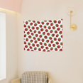 thumbnail image 3 of Hirioo Hand Drawn Strawberry Print Tapestry Lightweight Fabric for Bedroom Aesthetic Home Wall Dorm Décor Living Room Decor 29x37 Inch, 3 of 8