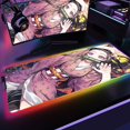 thumbnail image 1 of Demon Slayer-alfombrilla de ratón RGB para juegos, alfombrilla LED retroiluminada para teclado de escritorio, No Yaiba Kimetsu, 100x50cm LIUWENJING unisex, 1 of 2