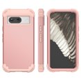 thumbnail image 2 of Cowithday for Google Pixel 7 5G Case with Screen Protector, Dual Layer Heavy Duty Tough Rugged Shockproof Drop Protection Corner Protection Hybrid Protective Phone Case for Google Pixel 7, Rosegold, 2 of 7