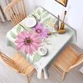 thumbnail image 2 of Floral Square Tablecloth 42x42in-Waterproof Polyester Printed Table Cover, Wrinkle Resistant & Washable for Kitchen Dining Picnic Party Decor, Buffet Table, Holiday Party, Dinner, Wedding , Flowers, 2 of 6