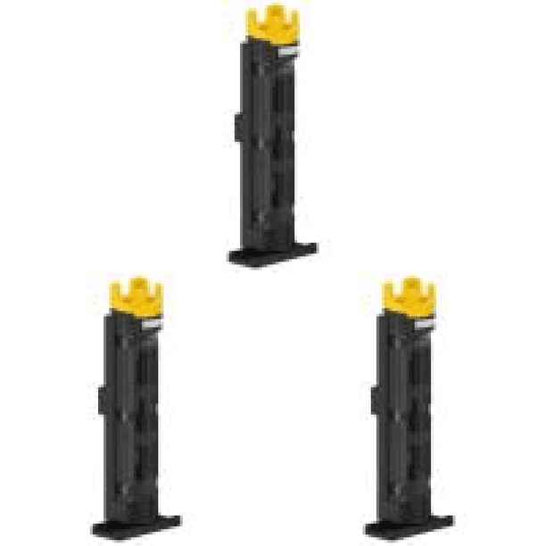 Soporte para caña, barril de pesca, accesorios de pesca portátiles ajustables, amarillo