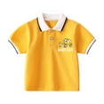 thumbnail image 3 of Hiijoy Boys Summer Short Sleeve Polo Shirt Cartoon Car Print Casual T-Shirt, Sizes 1-6, 3 of 3