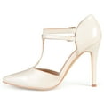 thumbnail image 3 of Journee Womens Tru Pointed Toe High Stiletto Pumps, Widths Available, 3 of 10
