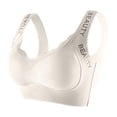 thumbnail image 2 of Xdegoge Bras for Women Push Up Lift Supportive Seamless Wireless Pullover Bra Full Coverage Gathering Everyday Comfy Smoothing Brassiere, 2 of 5