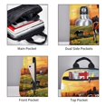 thumbnail image 5 of Daiia Oil Painting Style Pasture Cow School Backpack for Men and Women Lightweight Backpack Durable Backpack Water-Resistant,Travel,Work Bag, 5 of 9