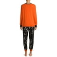 thumbnail image 3 of Women's Matching Family Halloween Pajamas Boo Crew, 2-Piece Set, 3 of 6