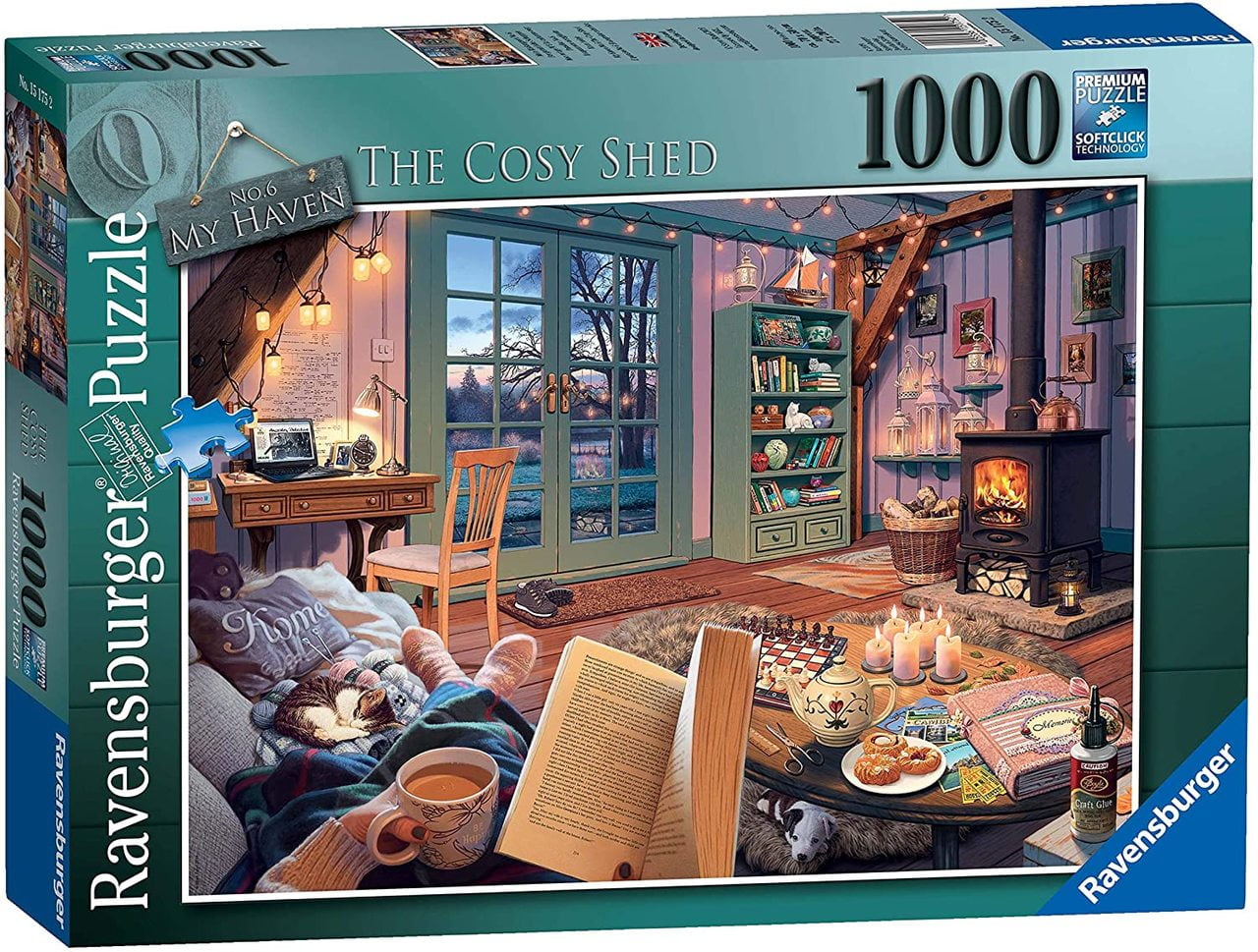 4 Ravensburger Puzzle 1000 Teile My Haven No The Sewing Shed Art.-Nr 19766 
