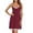 Red, variant on Women's Satin Nursing Nightgown Lace Sleepwear Tank Dress Lightweight Maternity Sleep Dress Soft V Neck Nightshirt for Pregnant Lady Loungewear