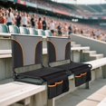 thumbnail image 2 of Sophia&William Portable Stadium Chair Stadium Seat for Bleacher with Storage Pocket, Black, 2 of 10