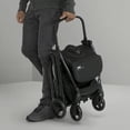 thumbnail image 3 of Jeep Altitude Compact Travel Stroller by Delta Children Greenguard Gold, Easy One Hand Fold, Lightweight, Extendable Canopy with Peek-a-Boo Window, Reclining Seat, 4 Wheel Suspension, Olive Green, 3 of 5
