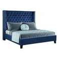 thumbnail image 2 of Allen King 5 Pc Tufted Upholstery Bedroom Set made with Wood in Blue, 2 of 17