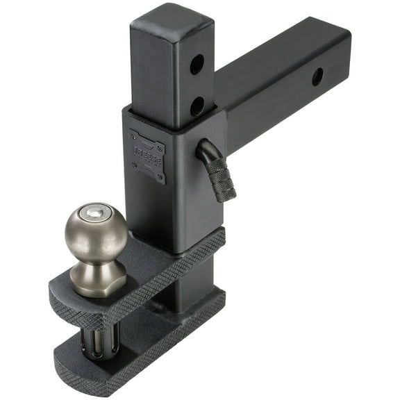 Reese 7089444 Adjustable Trailer Hitch Ball Mount (2 Inch Trailer Ball), Fits, 2 Inch Square Receiver, 7.25 Inch Drop, 6,000 lbs. Capacity, Black