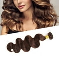 thumbnail image 5 of Happydeer Women Hair Wig Comfortable Natural Soft Dark Brown Body Wave Human Hair Extensions for Performance, 5 of 13