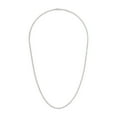 thumbnail image 4 of CLEOPIA 925 Sterling Silver Tennis Necklace for Women – 2mm Dainty 2mm Round Cut Cubic Zirconia Simulated Diamond – Rhodium Plated – Classic Riviera Choker Jewelry Gift (18 Inch), 4 of 6