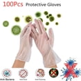 thumbnail image 1 of 100Pcs Disposable Gloves Powder Free Examination Medical Food Grade Material, 1 of 4