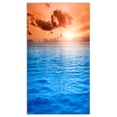 thumbnail image 2 of Brilliant Blue Waters under Sunset - Impression sur Toile Paysage Marin, 2 of 3
