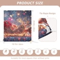 thumbnail image 3 of YAZAOO Chair Covers Set Home Kitchen Decorative Sleigh with Reindeer Party Decor Seat Back Cover Protector, 3 of 6