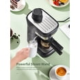 thumbnail image 4 of Reemix Espresso Machine 6 Bar, Rich Crema Coffee Maker, Auto Pressure Relief, Compact Home Coffee Brewer Machine, Black, 4 of 7