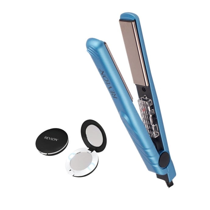 Blue revlon top hair straightener