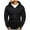 Black, variant on Vedolay Men Long Sleeve Sweatshir Pocket Pullover Loose Tunic Shirts Blouse Tops Dark Gray,L