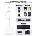 thumbnail image 2 of Lector de tarjetas SD AkHolz para iPhone iPad con Lightning y USB-C, 2 of 6