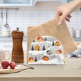 thumbnail image 2 of Yayeee Napkin Holder for Table Kitchen Paper Tissue Organization, Orange Snow Houses, 2 of 8