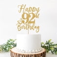 thumbnail image 4 of Adorno para Pastel Yotawebery 92º Cumpleaños Brillo Dorado, 4 of 7