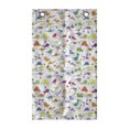thumbnail image 1 of Funny Cartoon Hanging Pocket Organizer, Various Colors and Shapes of Dinosaur Motifs Doodle Animal Drawings, Printed Polyester Storage Bag with Pockets, 21" x 31", Multicolor, 1 of 2