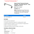 thumbnail image 2 of Engine Coolant Thermostat Housing Assembly - Compatible with 2017 - 2022 Cadillac XT5 3.6L V6 2018 2019 2020 2021, 2 of 2
