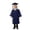 Royal Blue, variant on Childrens Graduation Gown With Hat, Kindergarten Stage Performance, Multi Color Bachelor Suit