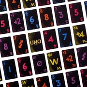 UNO Card Game Gold Edition for Kid, Adult & Family Nights, Collectible Deck with Foil Accents