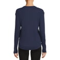 thumbnail image 5 of Time and Tru Women's Long Sleeve Thermal Top, 2-Pack, 5 of 6
