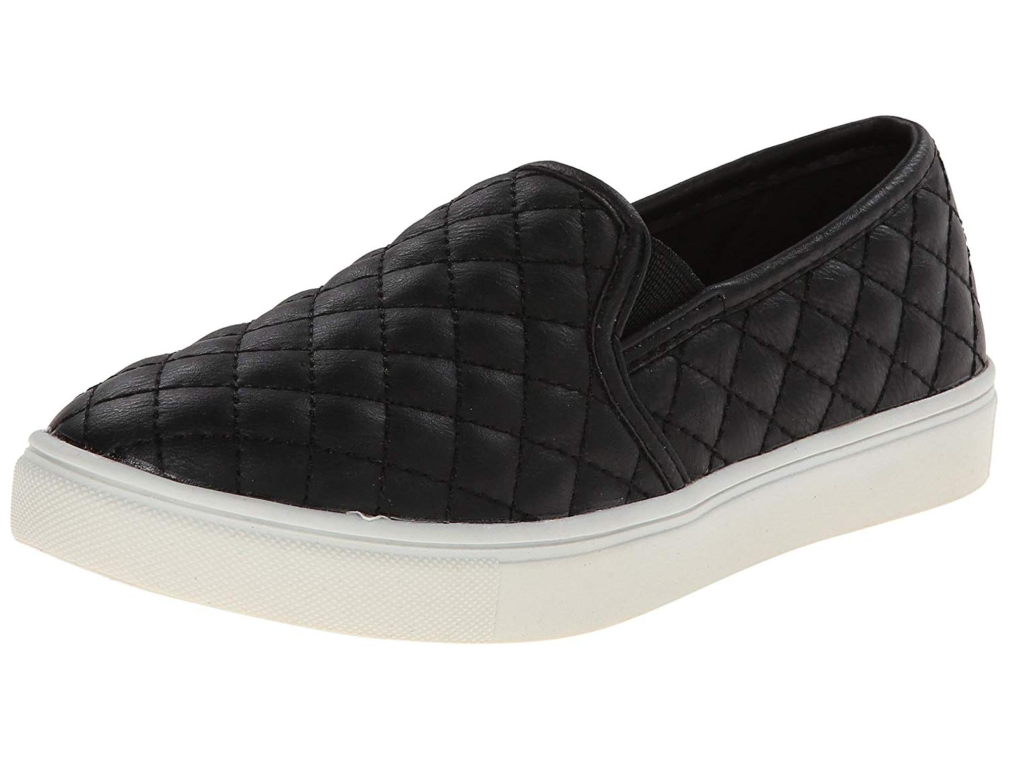 steve madden slip on black sneakers