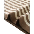thumbnail image 6 of DARING DIVA Women's Long Sleeve Casual V Neck Knitted Striped Top XS Brown, 6 of 6