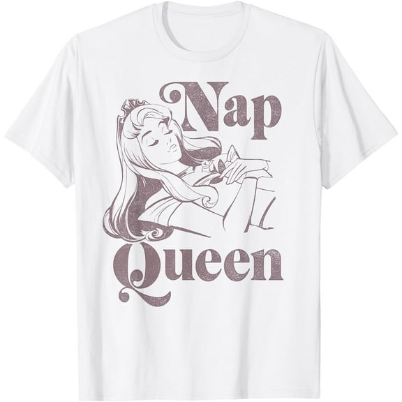 Sleeping Beauty Aurora Nap Queen DTG Print Unisex T-Shirt