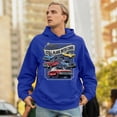 thumbnail image 4 of Still Plays With Cars Ford Falcon Unisex Hoodie 60-70s Classic Muscle Car, 4 of 7