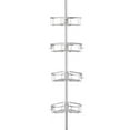 thumbnail image 1 of Utopia Alley PC3AL Flat Shelf  Rustproof Corner Shower Caddy  Satin Chrome, 1 of 1