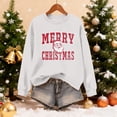 thumbnail image 5 of Edvintorg Sweatshirts for Women Trendy Christmas Printed Loose Casual Lightweight Sweatshirt Fashion Long Sleeve Pullover Tops, 5 of 5
