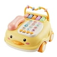thumbnail image 3 of Juguete de desarrollo cognitivo, juguete interactivo para padres e hijos, luces de cuento de piano para bebés Amarillo, 3 of 9