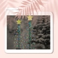thumbnail image 3 of Espiral solar espiral Árbol de Navidad LED Luz Al aire libre Patio trasero Pathway Automático Lámpara a prueba de viento Decoración para el hogar Suministros de iluminación Luz colorida Eigraketly HA009766-01B, 3 of 6