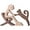 C, variant on Tkrady Wooden Dog Cat Family Statue, Handmade Wood Decoration, Cute Puppy, Kitty and People Statue Sculpture Ornament Collectible Figurine Craft Arts for Home, Office, Living Room (C(S))