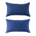 thumbnail image 1 of Navy Solid & Geo Outdoor Lumbar Set (2 Pack), 1 of 7