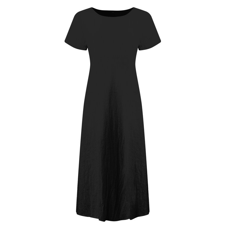 Women Cotton Linen Dresses 3/4 Sleeve Loose Fit Relaxed Solid Flowy Button Casual Dress Classic Aline V-Neck Ruffles Mini Length Breathable Cozy Dailywear Outfits Clothing - Walmart.com Women Cotton Linen Dresses 3/4 Sleeve Loose Fit Relaxed Solid Flowy Button Casual Dress Classic Aline V-Neck Ruffles Mini Length Breathable Cozy Dailywear Outfits Clothing - Walmart.com